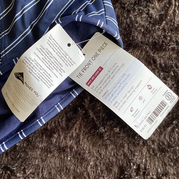 NWT Athleta One Piece Swimsuit Large - Picture 5 of 7